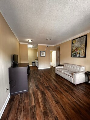 Suite, 2 Bedrooms, Kitchenette | Iron/ironing board, free WiFi, bed sheets