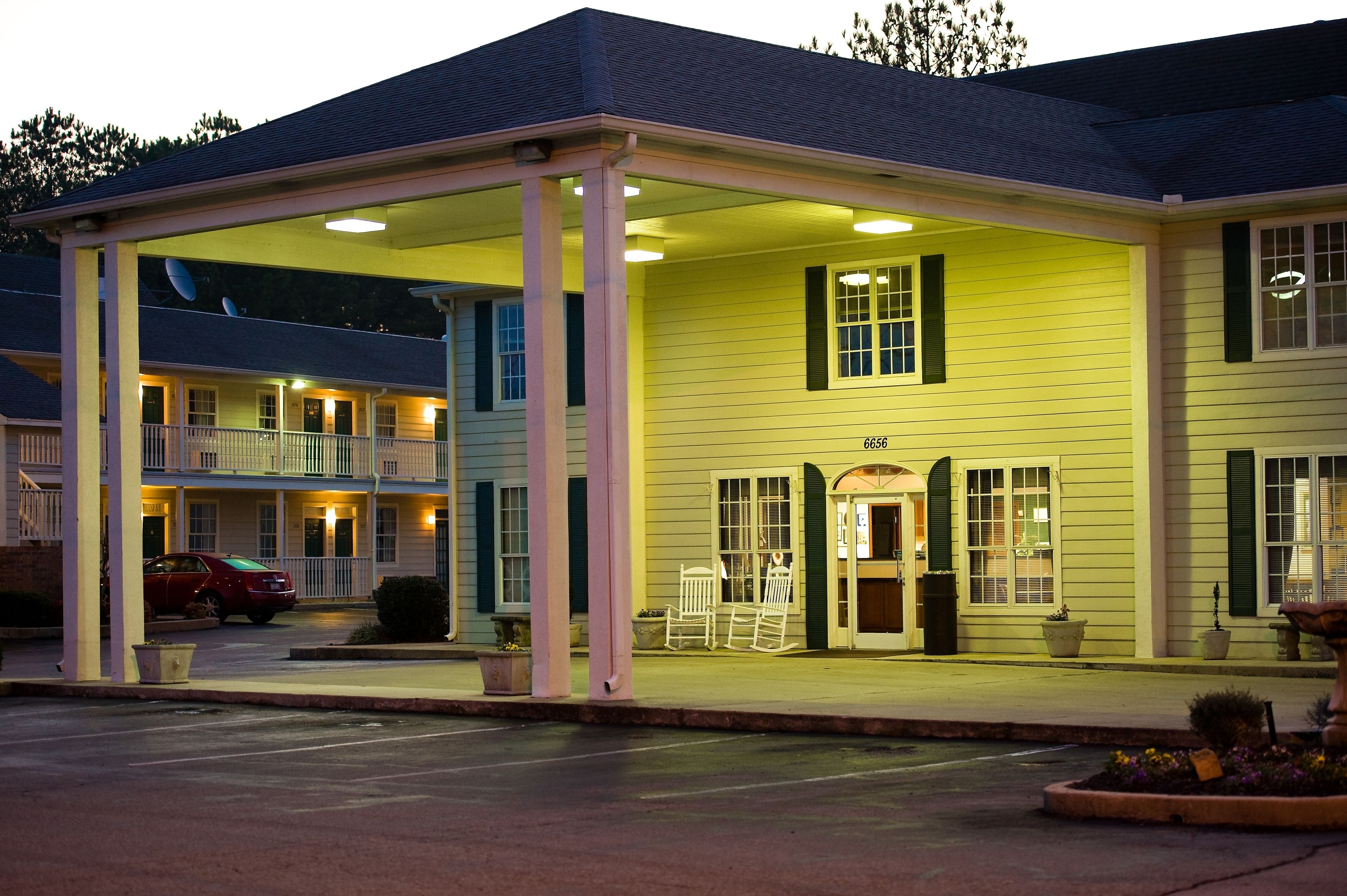 front of property – evening/night