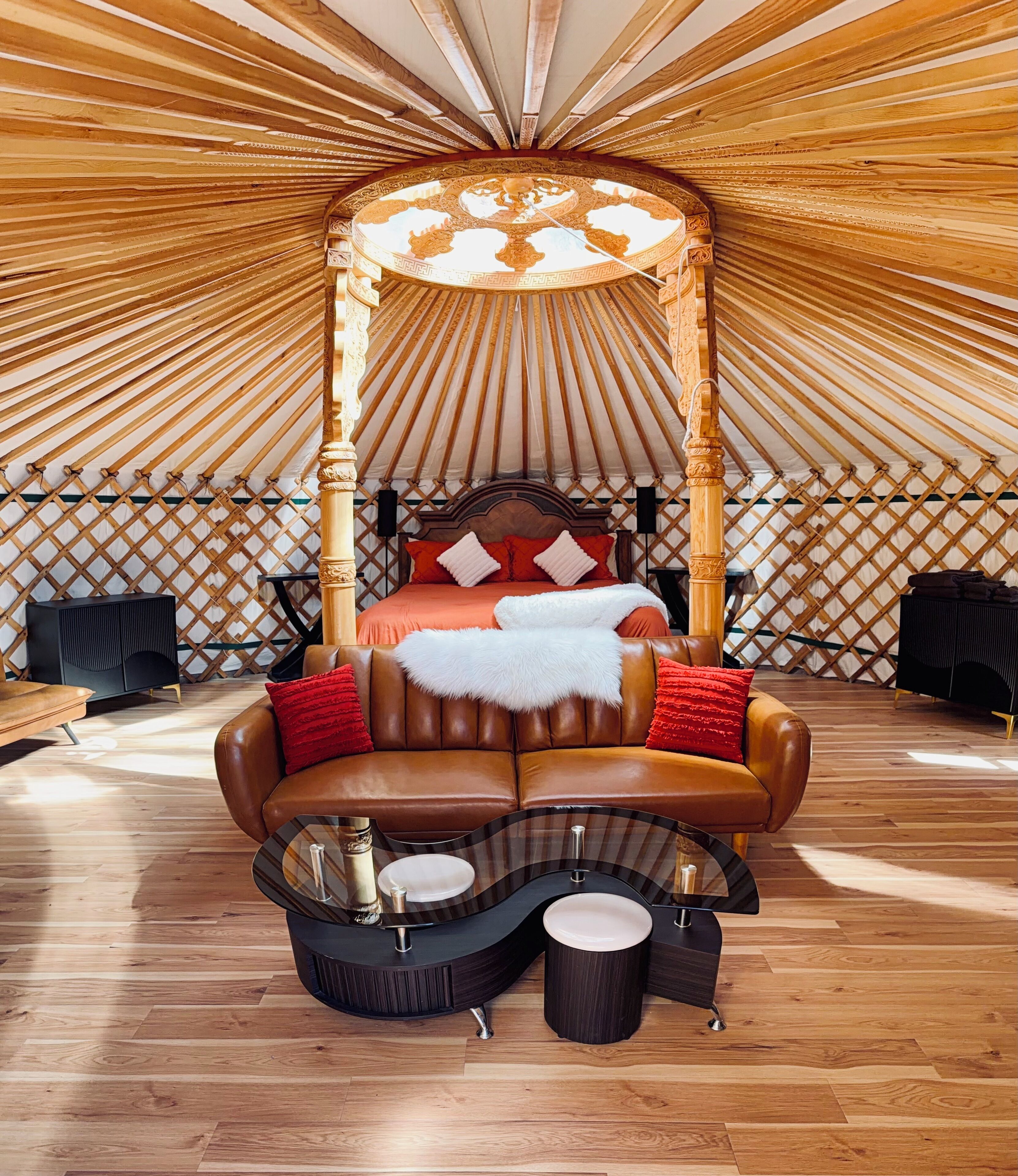 Deluxe tent | Lakens van Egyptisch katoen, luxe beddengoed, individueel gedecoreerd