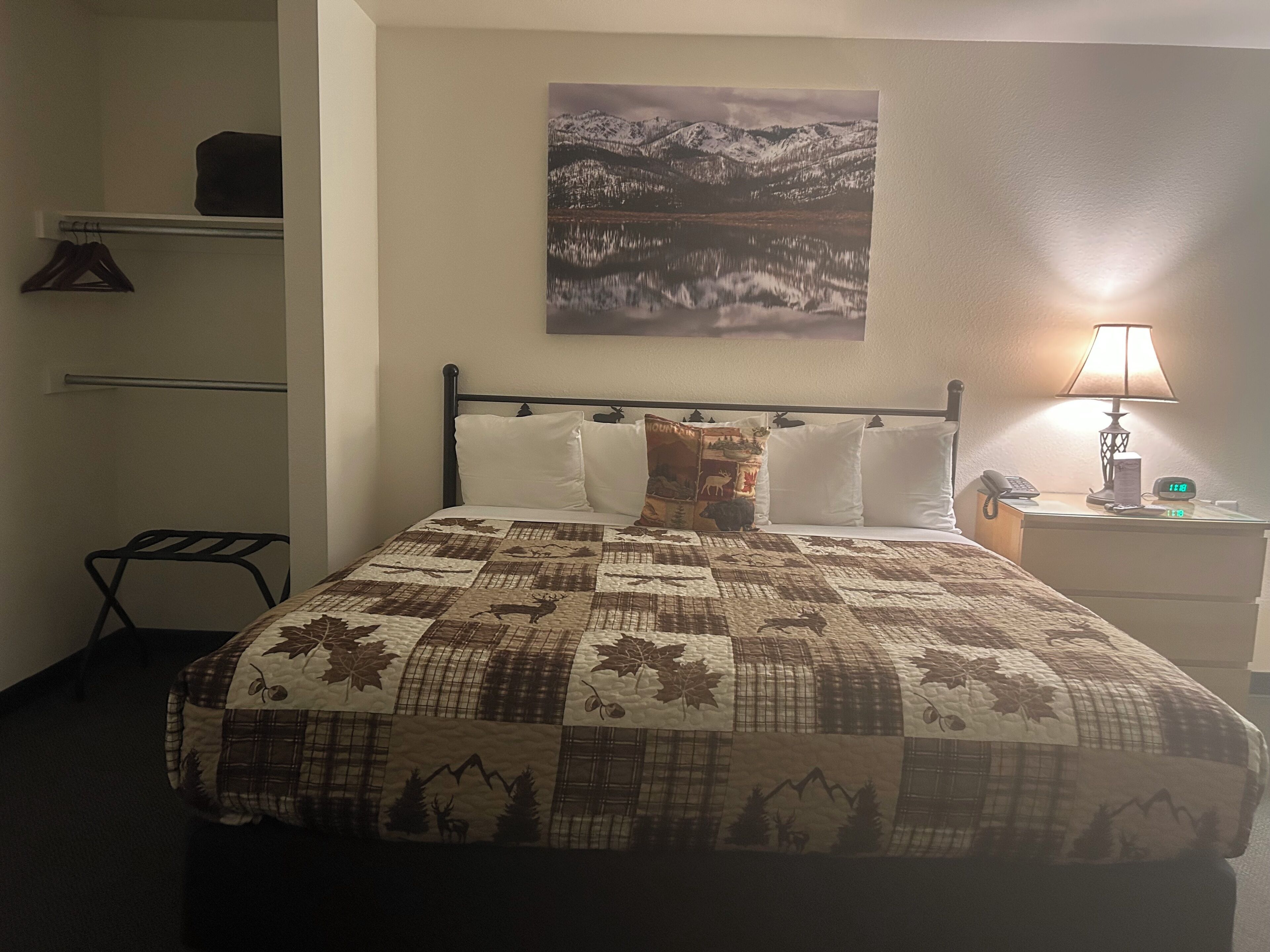 Comfort eenpersoonskamer, 1 kingsize bed, toegankelijk voor rolstoelgebruikers, niet-roken