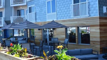 Majoituspaikan julkisivu