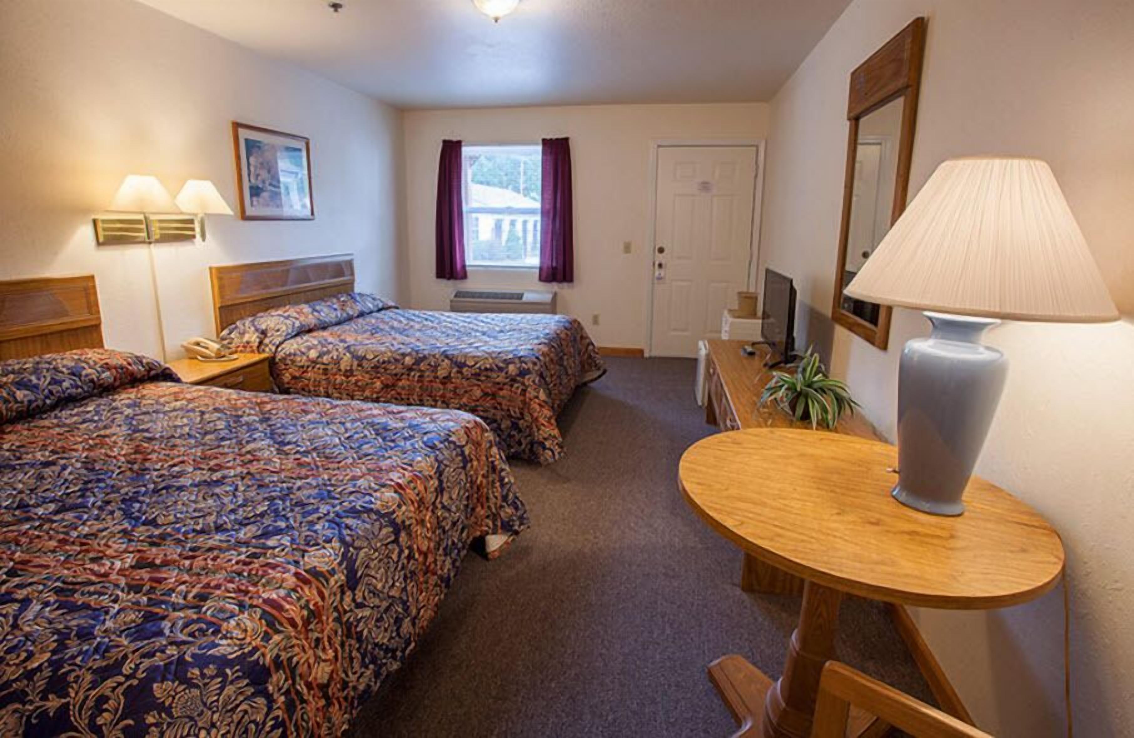 standard room, 2 queen beds | blackout curtains, iron/ironing board, free wifi, bed sheets