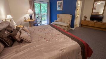 Blackout curtains, iron/ironing board, free WiFi, bed sheets