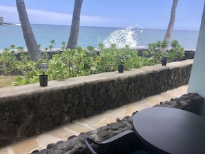 Standardværelse - 1 kingsize-seng - hawaiiansk terrasse - havudsigt | Terrasse/gårdhave