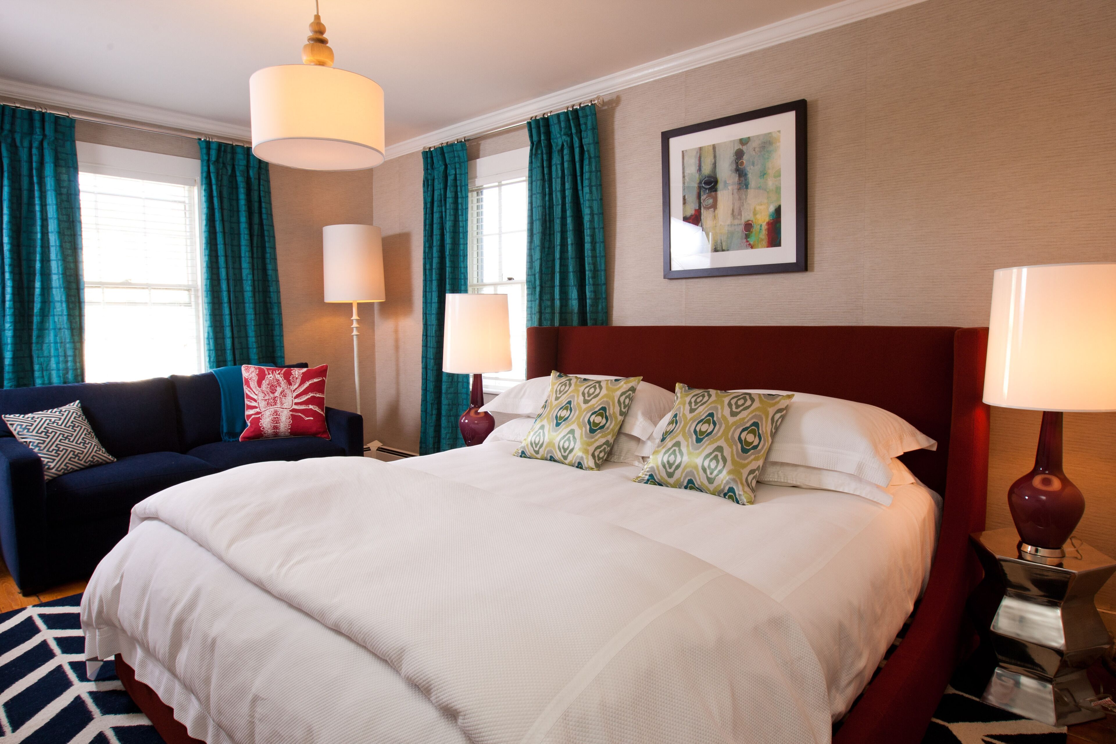 King Fireplace - Fairfield House | Hypo-allergenic bedding, down comforters, pillowtop beds