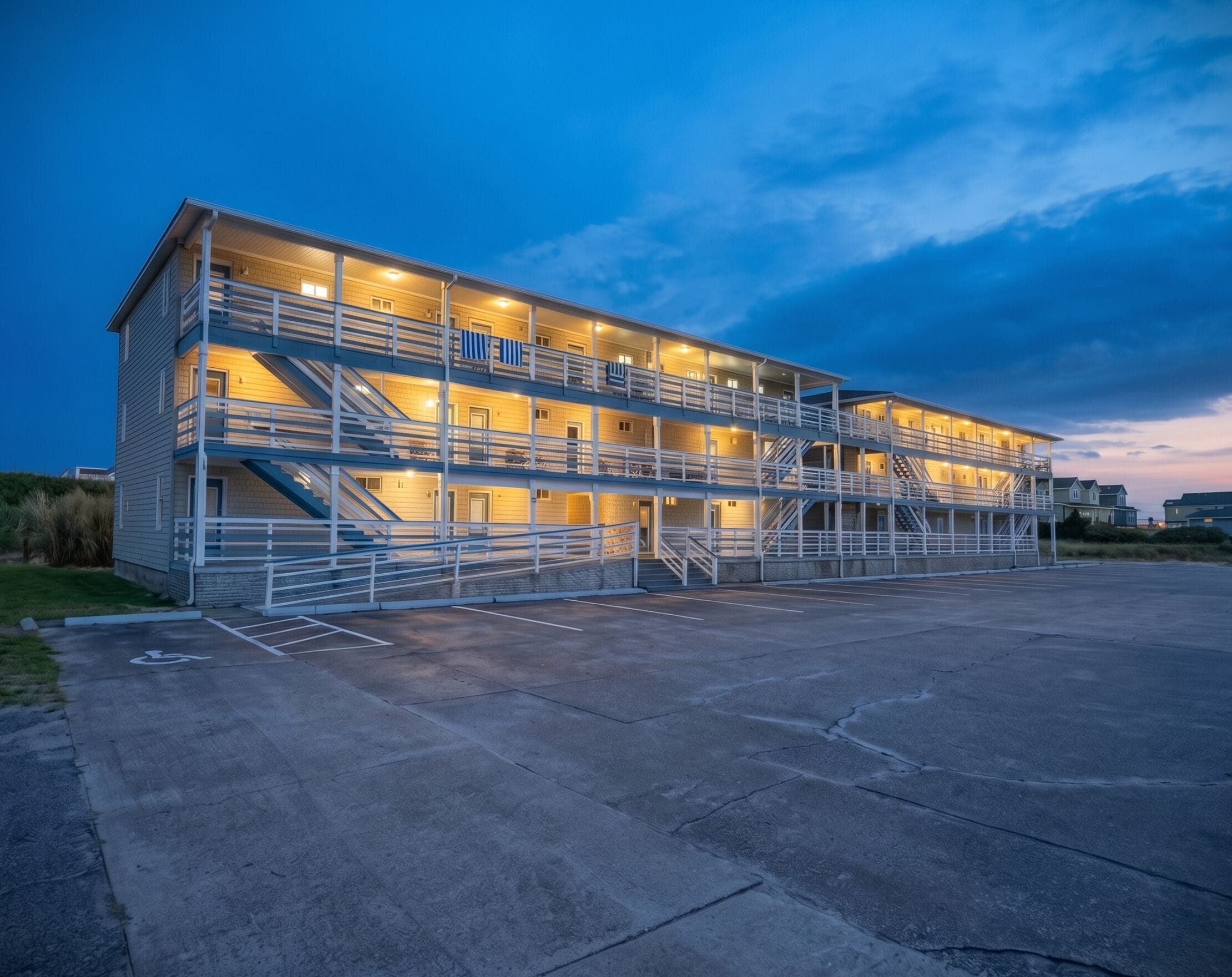 Fassade der Unterkunft