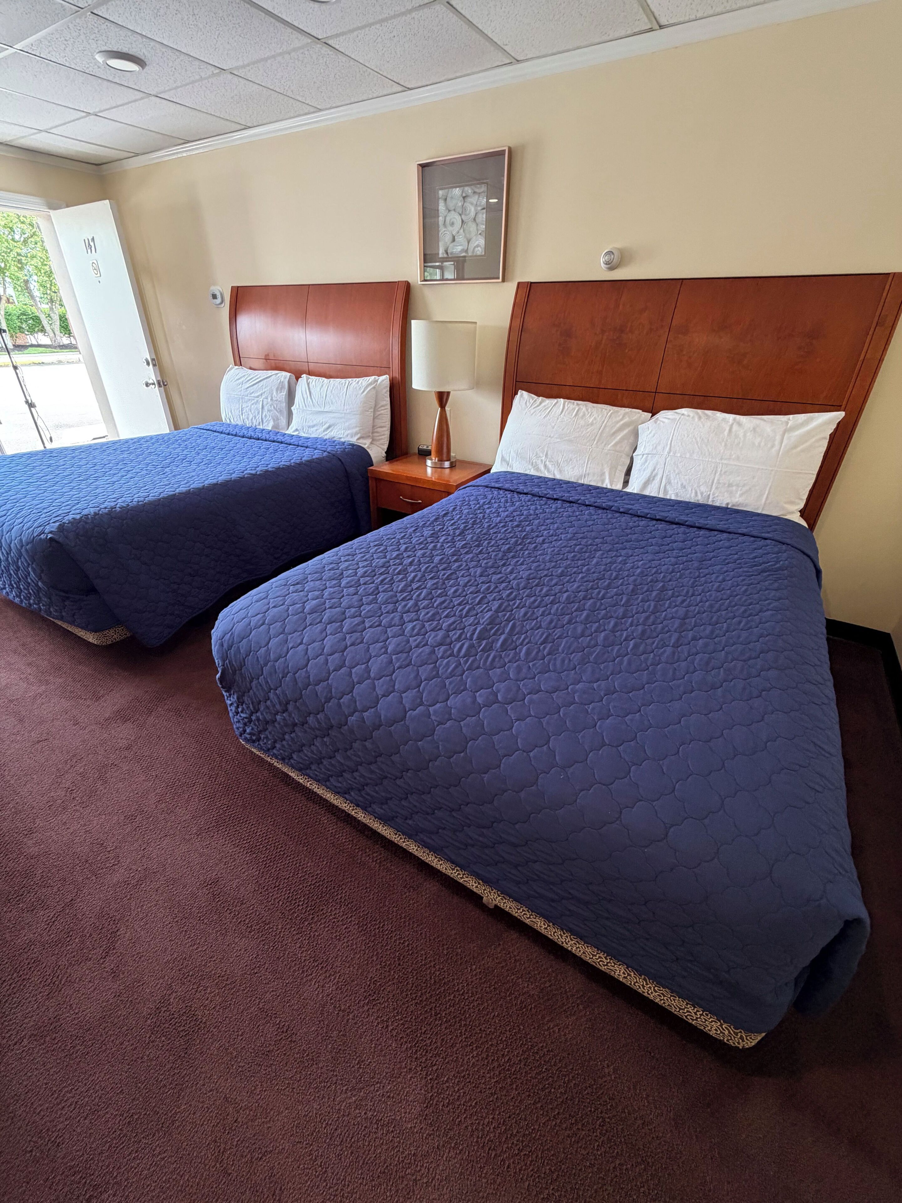 Standard Double Room, 2 Queen Beds | Free WiFi, bed sheets