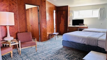 Bureau, rideaux occultants, Wi-Fi gratuit, draps fournis