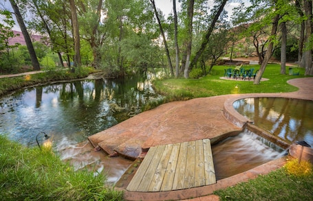 Terraza o patio. Moab Springs Ranch