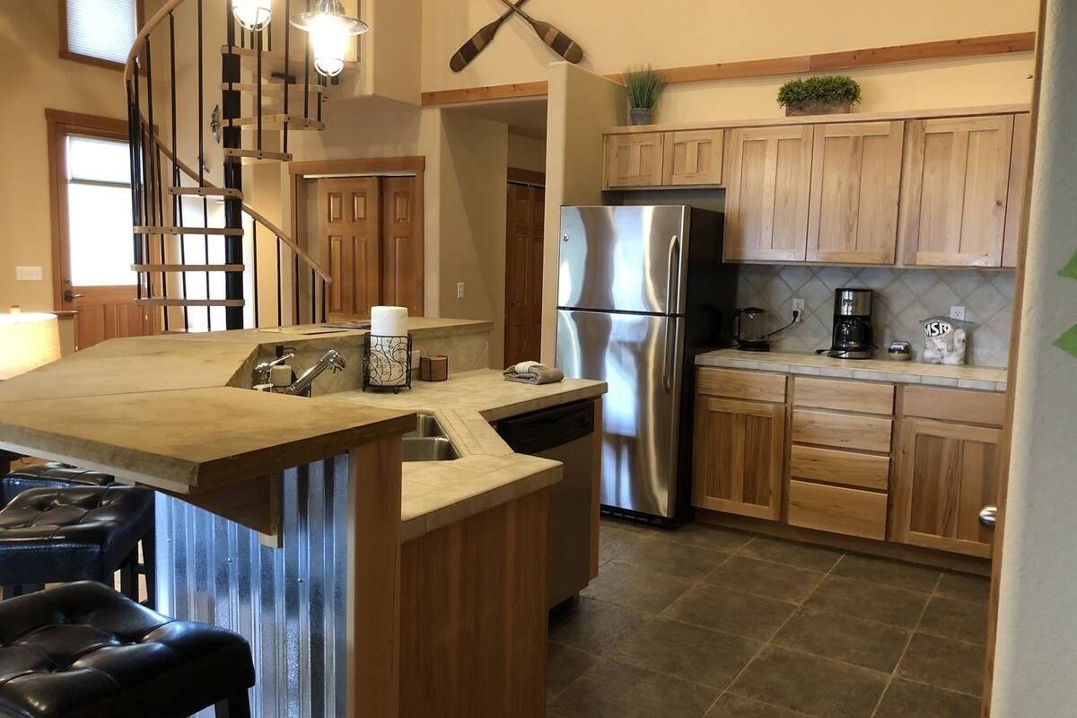 luxury townhome | premium bedding, pillow-top beds, soundproofing, iron/ironing board