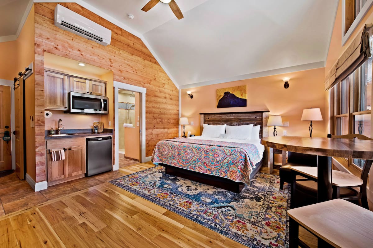 Premium Single Bungalow, Patio, Kitchenette | Premium bedding, pillow-top beds, soundproofing, iron/ironing board