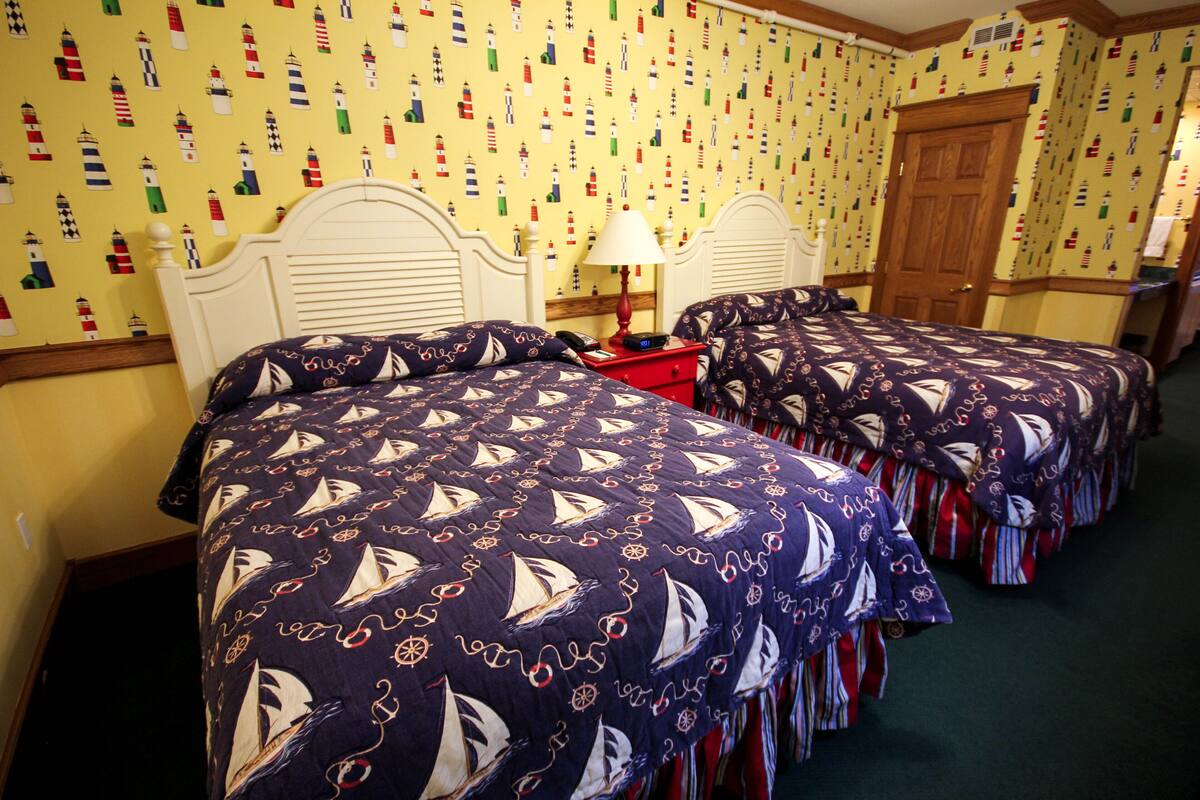 Hypo-allergenic bedding available, pillowtop beds, iron/ironing board