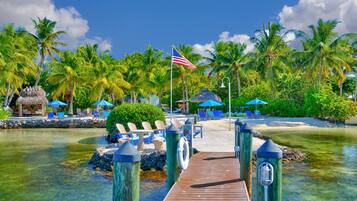 Private beach, sun-loungers, beach umbrellas, beach towels