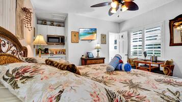 Hypo-allergenic bedding, individually decorated, individually furnished