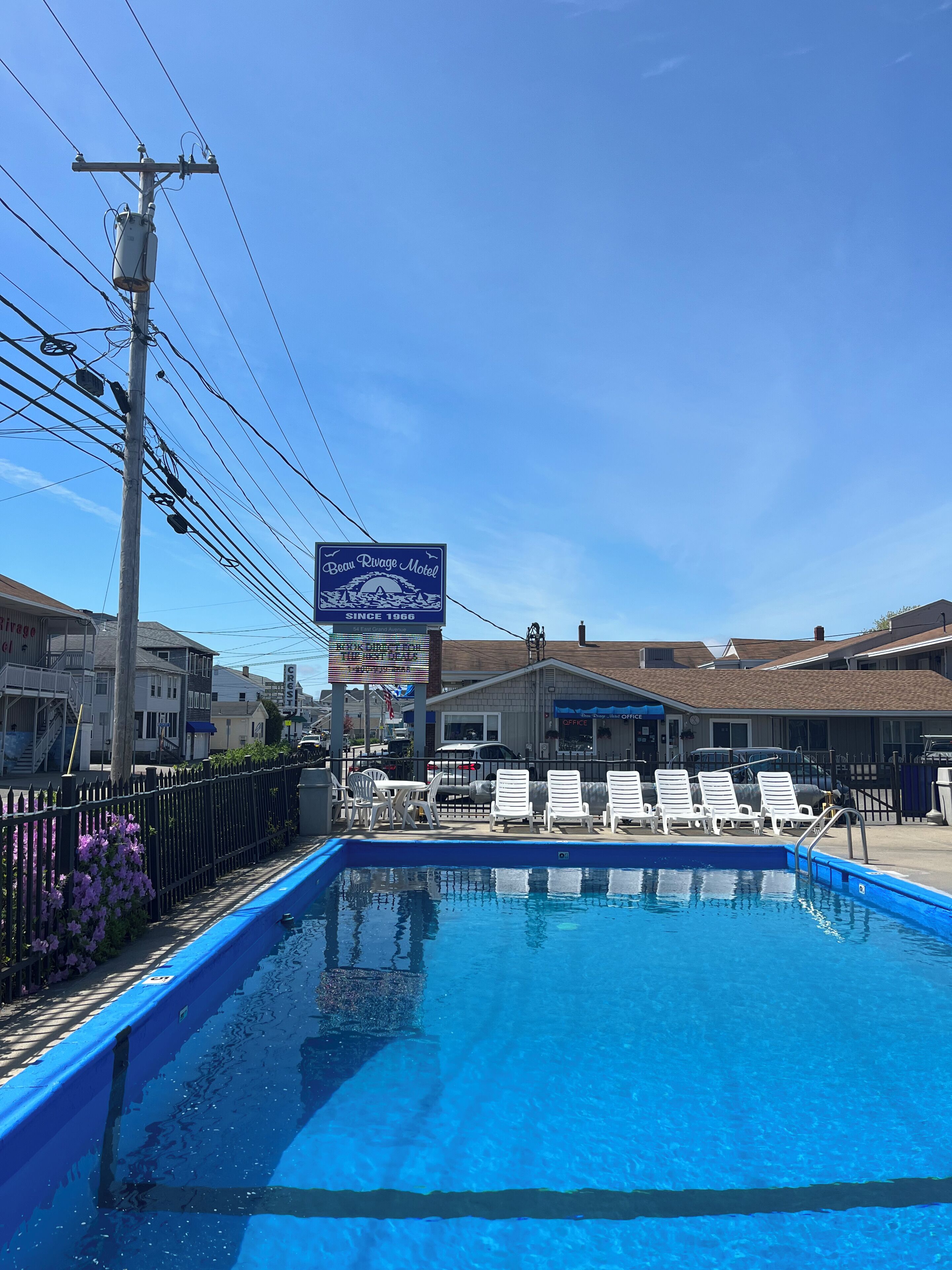 Seasonal outdoor pool