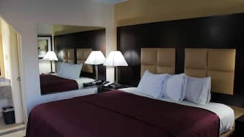 Luxe beddengoed, een bureau, een strijkplank/strijkijzer, gratis wifi