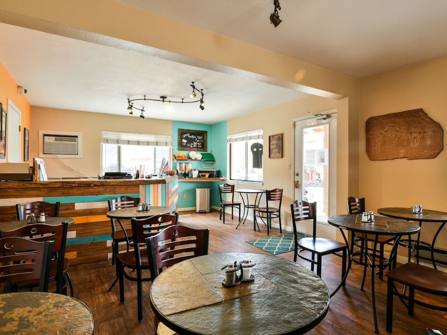 Área de estar no saguão