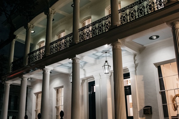 Front of property – evening/night