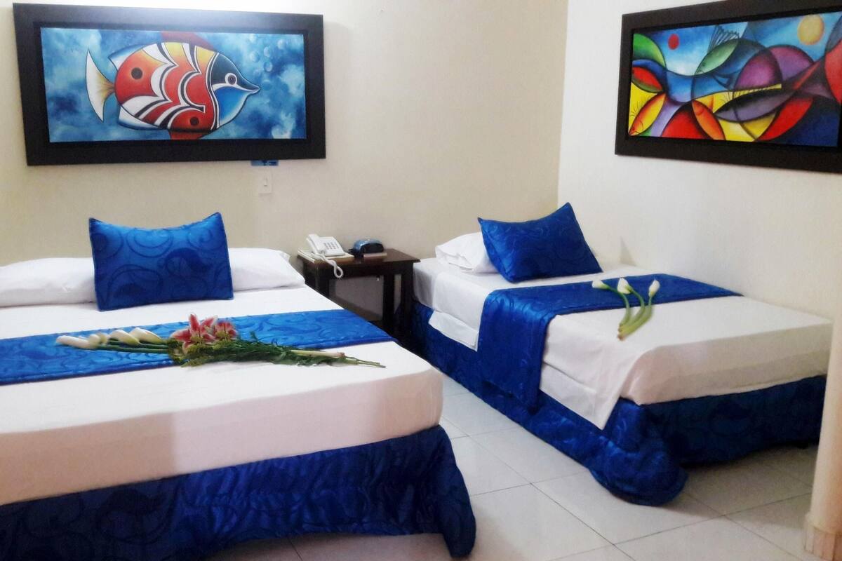 Desk, rollaway beds (surcharge), WiFi (free), bed sheets