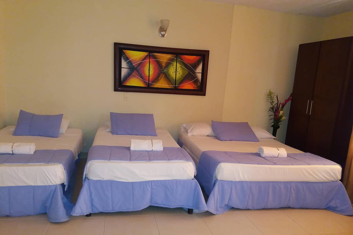 Desk, rollaway beds (surcharge), WiFi (free), bed sheets