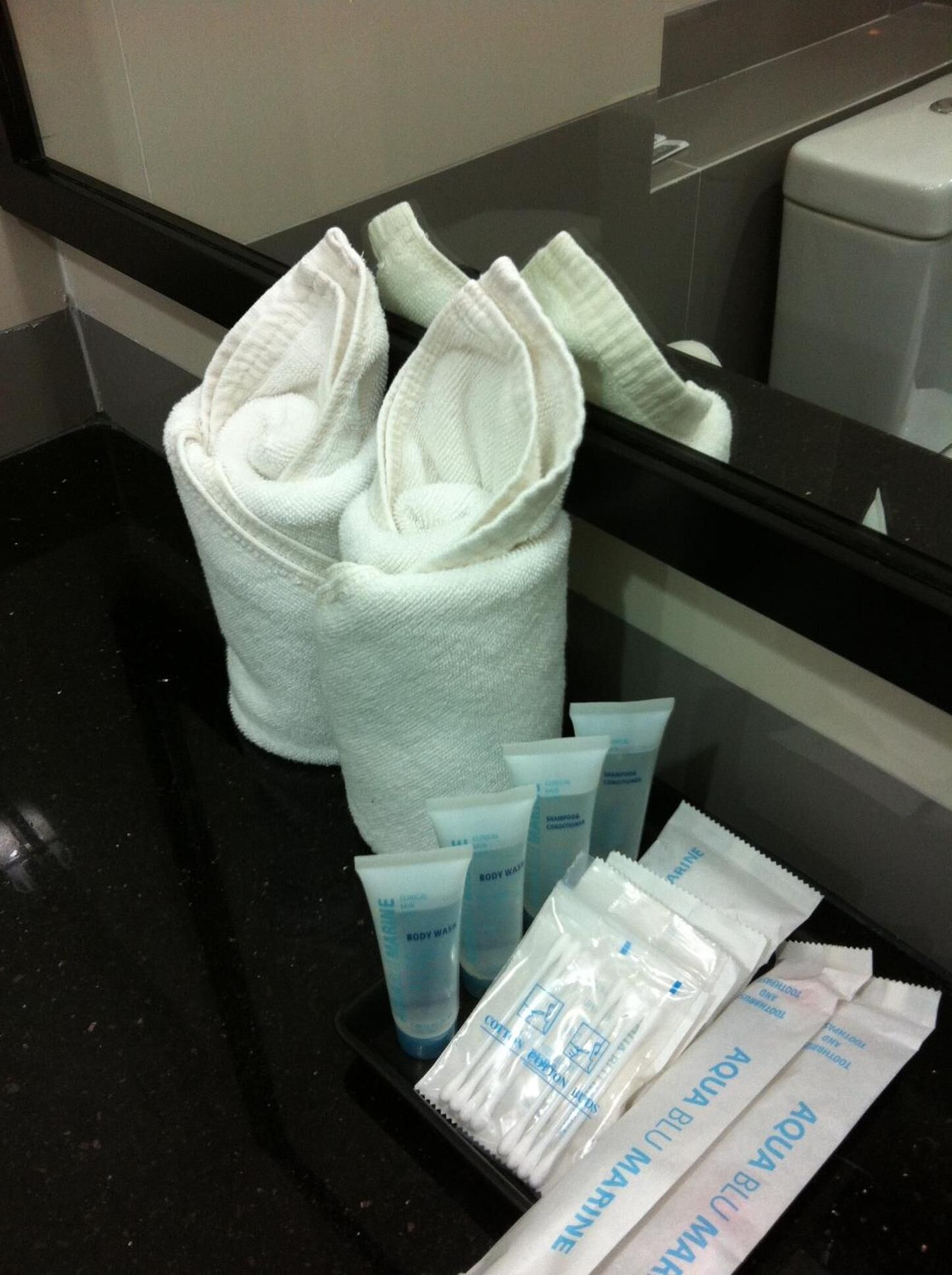 shower, free toiletries, hair dryer, slippers