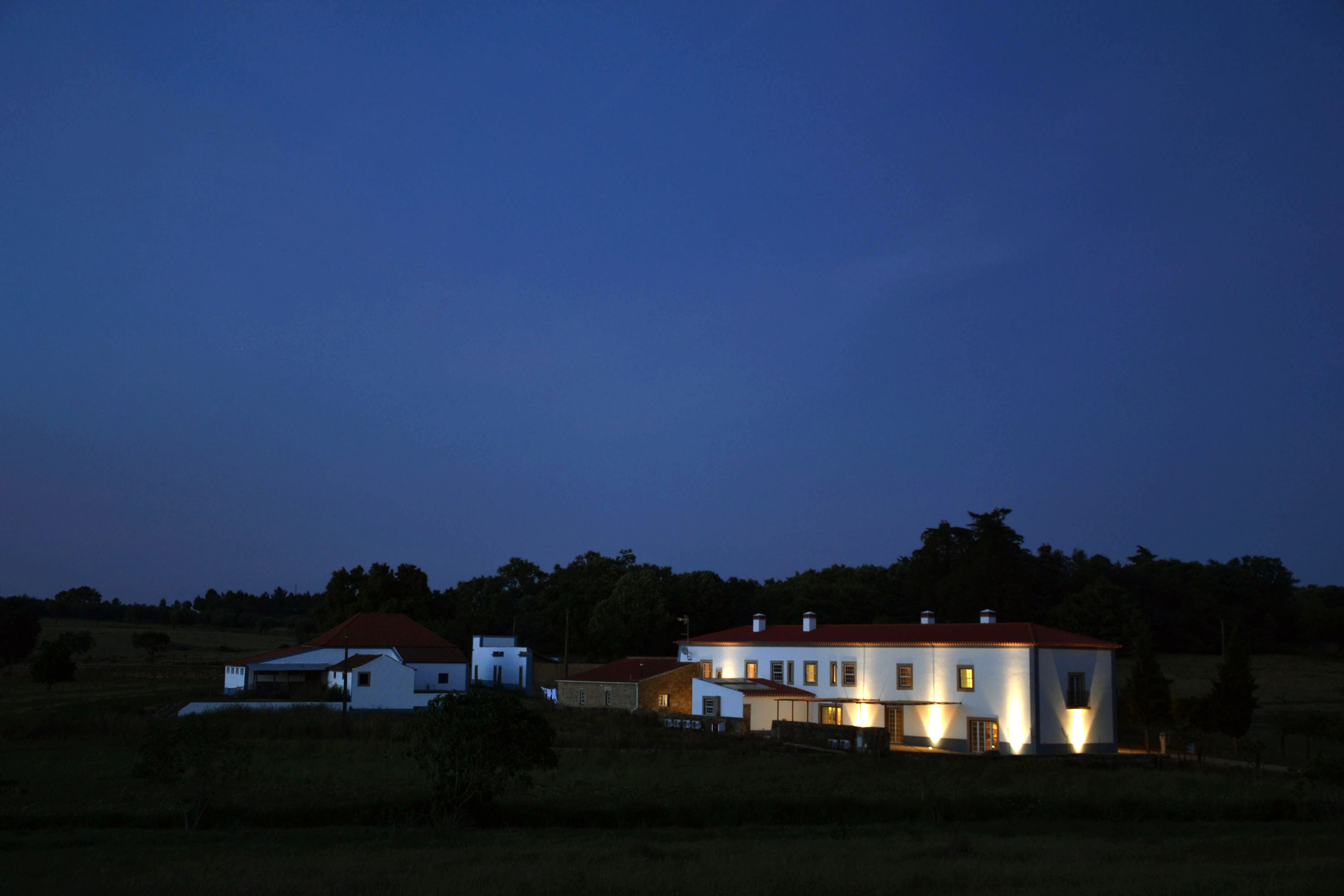 Front of property – evening/night