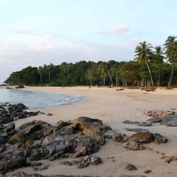 On the beach