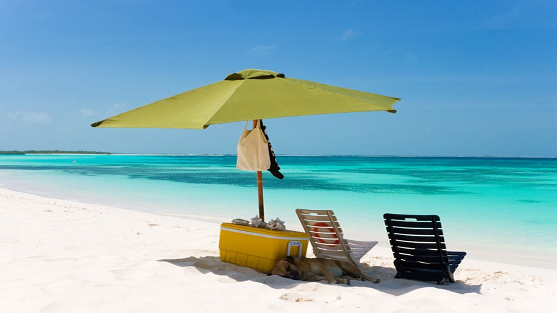 Beach nearby, white sand