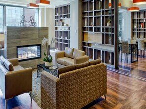 Sala de estar en el lobby