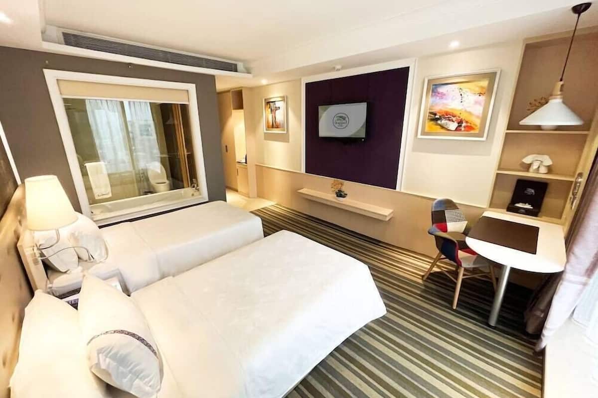 In-room safe, blackout drapes, iron/ironing board (on request)