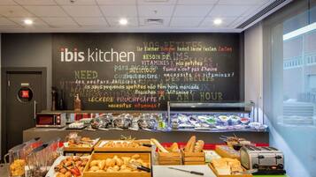 Daily buffet breakfast for a fee