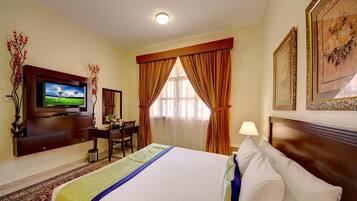 Free minibar items, in-room safe, iron/ironing board