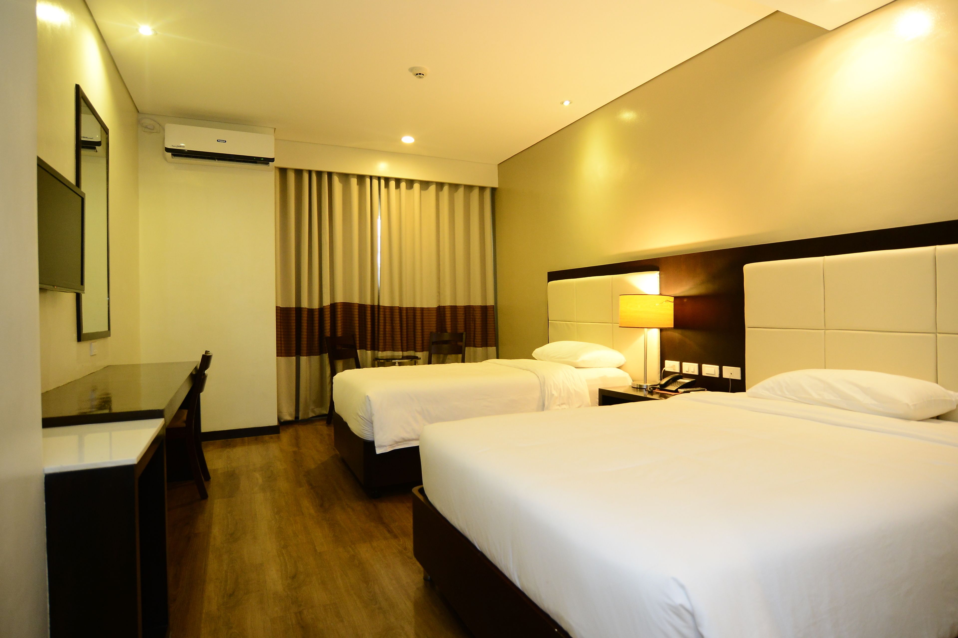 deluxe room | in-room safe, desk, soundproofing, rollaway beds