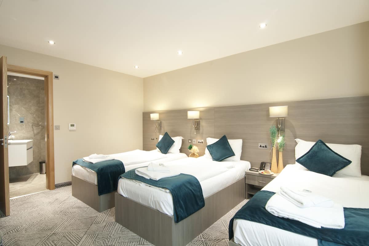 Chambre Triple Classique, 3 lits une place, salle de bains attenante