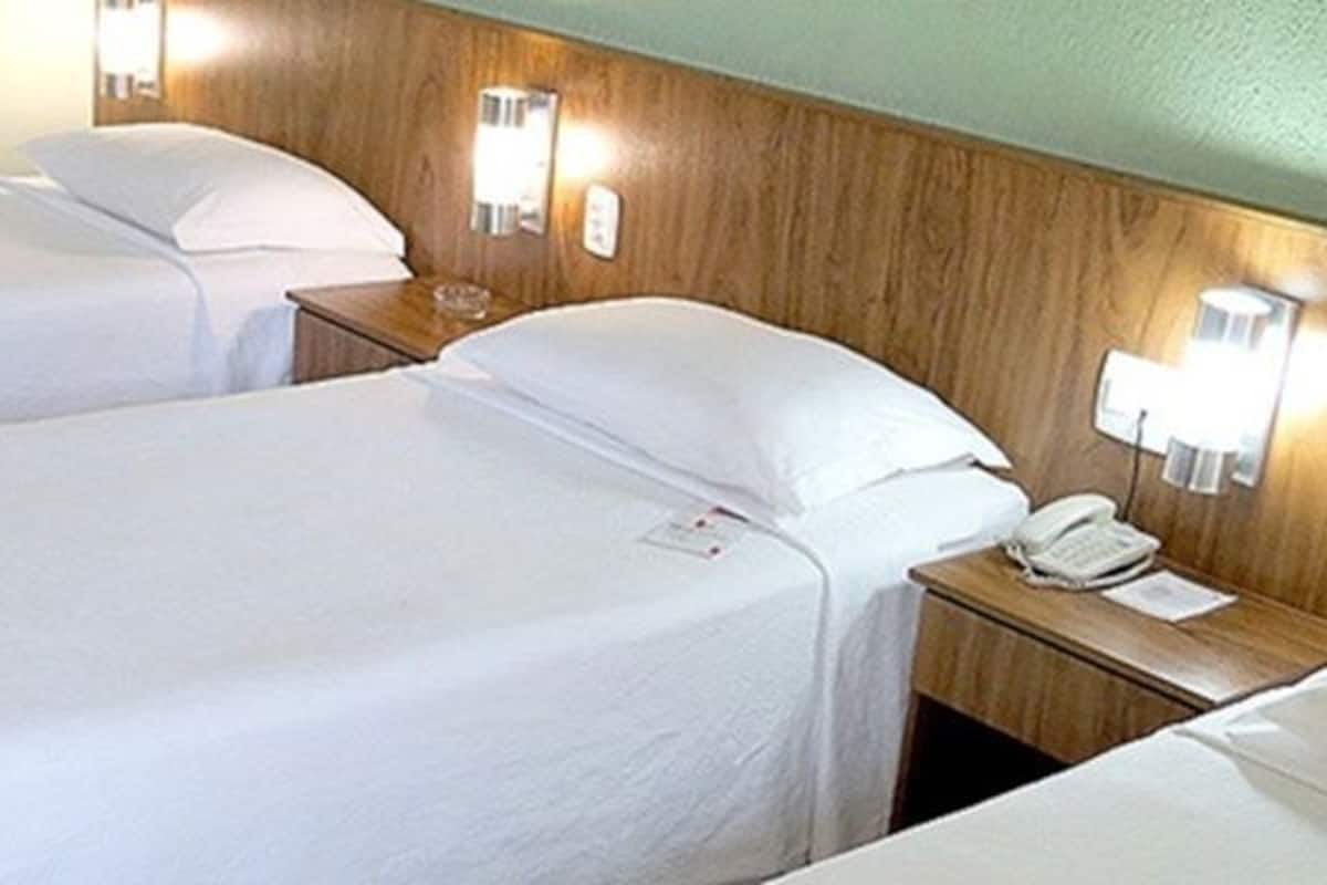 Desk, blackout curtains, iron/ironing board, free WiFi