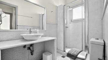 Apartment B with Balcony and Terrace | Badezimmer