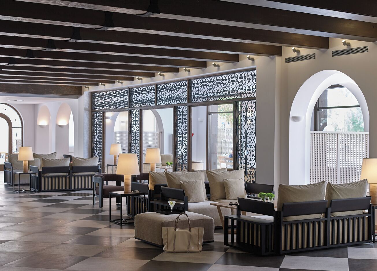 Sala de estar en el lobby