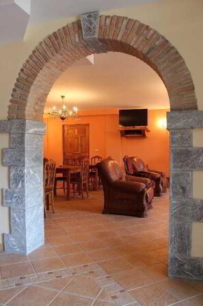 Zona de estar del vestíbulo