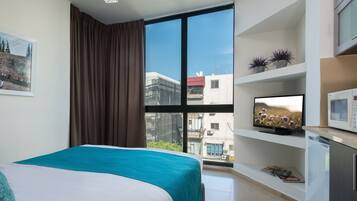 In-room safe, desk, blackout curtains, free cots/infant beds