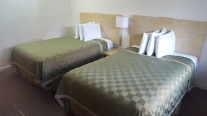Standard Room, 2 Double Beds | Desk, iron/ironing board, free WiFi, bed sheets