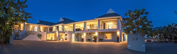 Front of property - evening/night