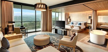 Premium bedding, minibar, in-room safe, desk