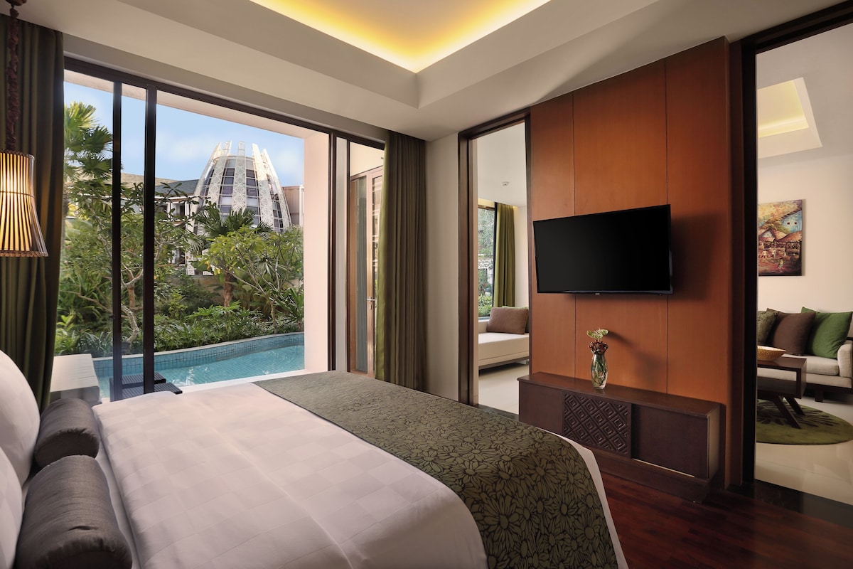 Suite, 1 Queen-Bett, Poolzugang