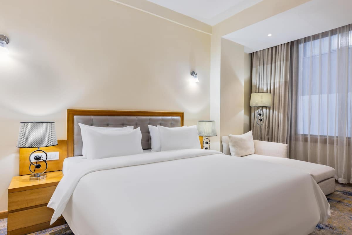 Executive-Suite | 1 Schlafzimmer, italienische BettbezĂŒge von Frette