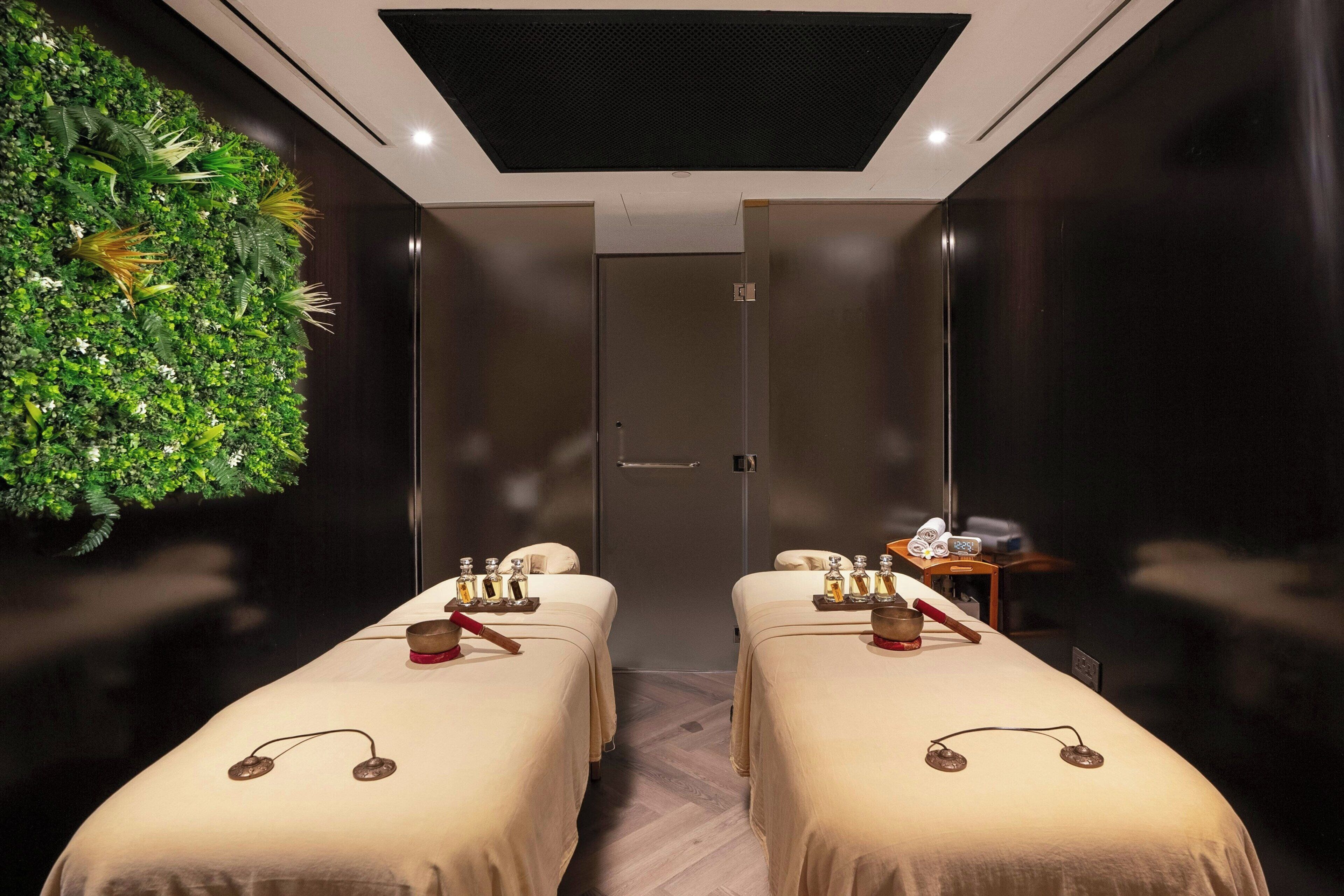 Espace de soins pour les couples, soins corporels, soins d'aromathérapie