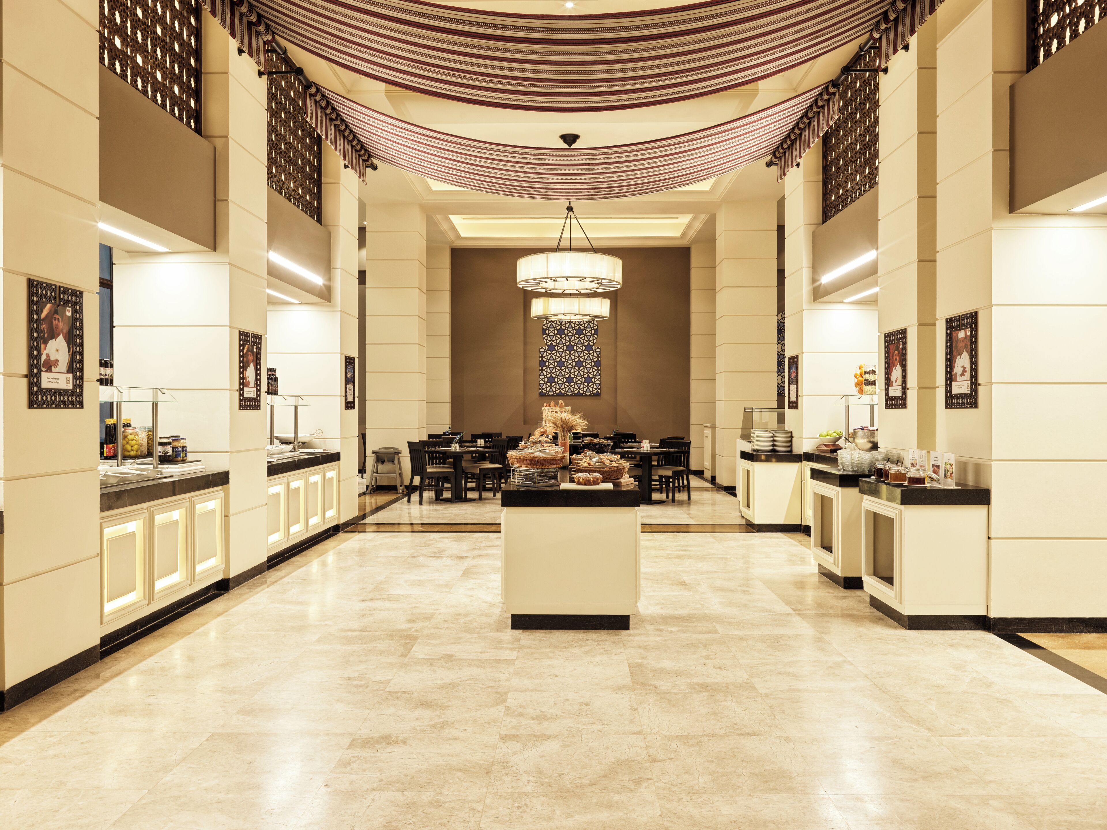 daily buffet breakfast (omr 10 per person)