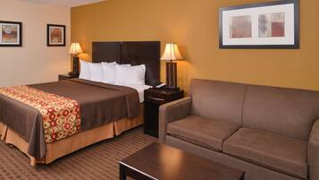 Chambre, 1 très grand lit, non-fumeurs | Bureau, fer et planche à repasser, Wi-Fi gratuit, draps fournis