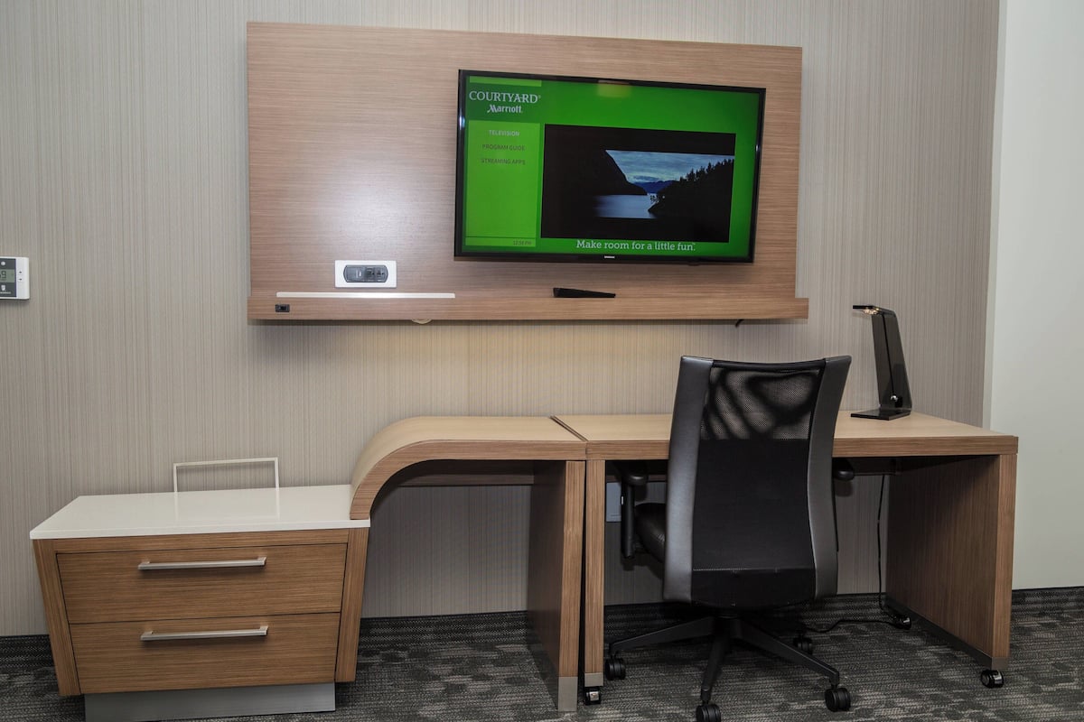 Hypo-allergenic bedding, pillow-top beds, individually furnished, desk