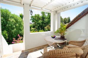 Habitación doble, vista a la montaña | Terraza o patio
