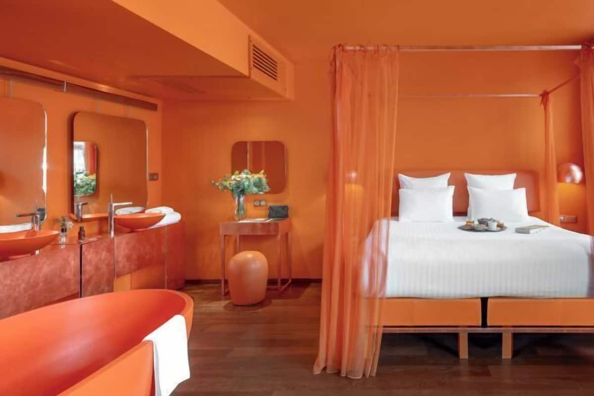 Biancheria da letto di alta qualità, minibar, una cassaforte in camera